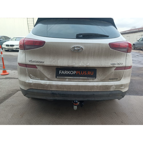Фаркоп Motodor на Hyundai Tucson 2018-2021 Арт. H106A (оцинкованный шар)