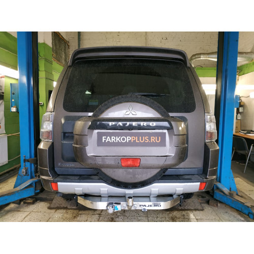Фаркоп BALTEX на MITSUBISHI Pajero 2006–  Арт. МР-08aNM (с нерж. накладкой)