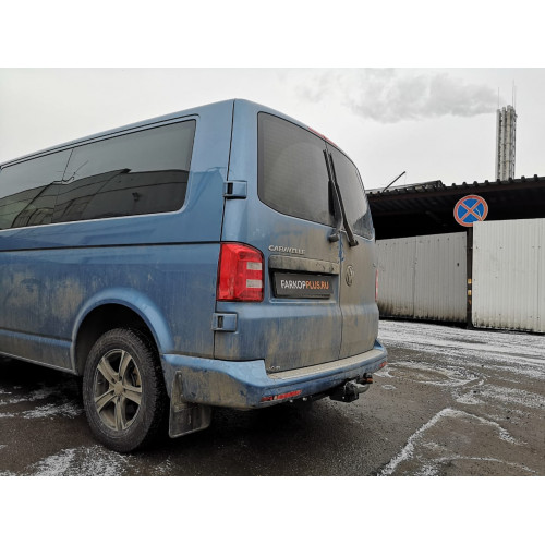 Фаркоп Лидер Плюс на VOLKSWAGEN Transporter T6 2015-  Арт. V111-FC (шар черный/сварной)