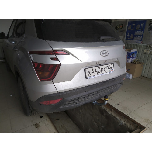 Фаркоп Motodor на Hyundai Creta 2021– Арт. 90906 (Оцинкованный шар)