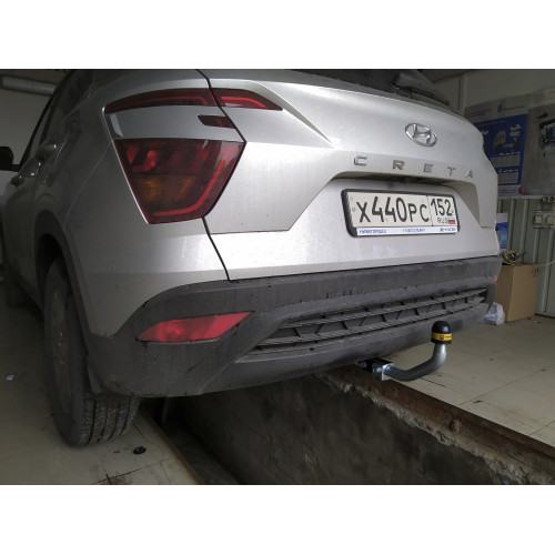 Фаркоп Motodor на Hyundai Creta 2021– Арт. 90906 (Оцинкованный шар)