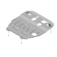 Защита Картера двигателя, КПП MOTODOR для Citroen C4 Aircross 2010-2016, Сталь 2 мм - Арт. 71337